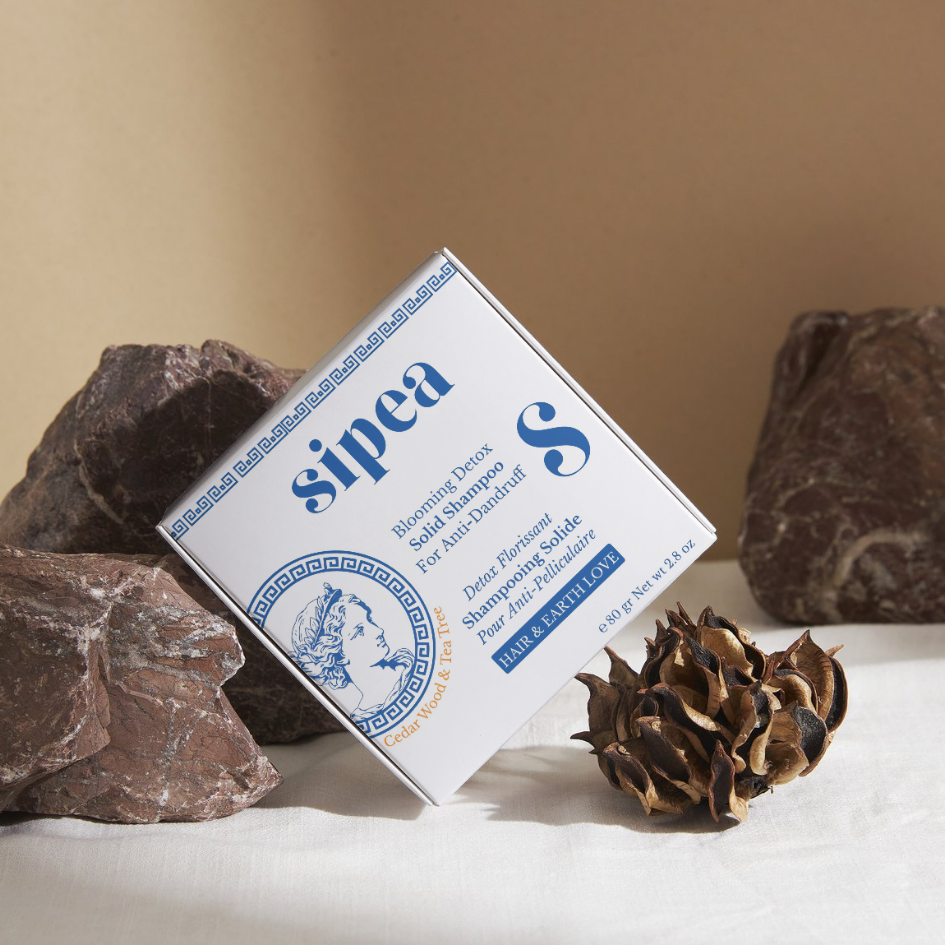Blooming Detox Solid Shampoo for Anti-Dandruff